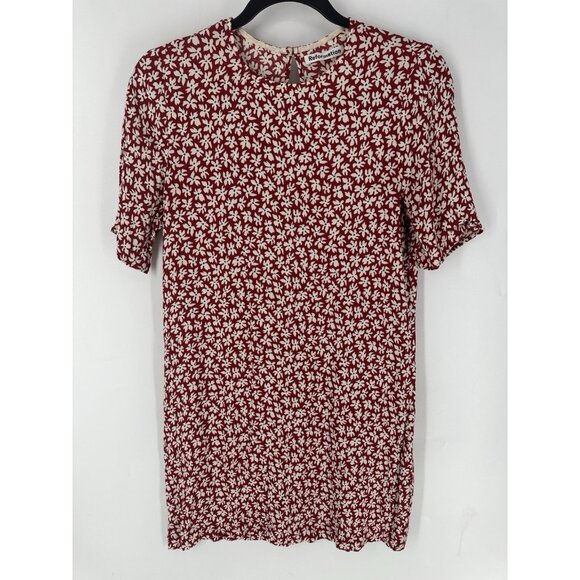Reformation Grenadine Beth Dress Floral Daisy Print Womens M EUC - Picture 1 of 9